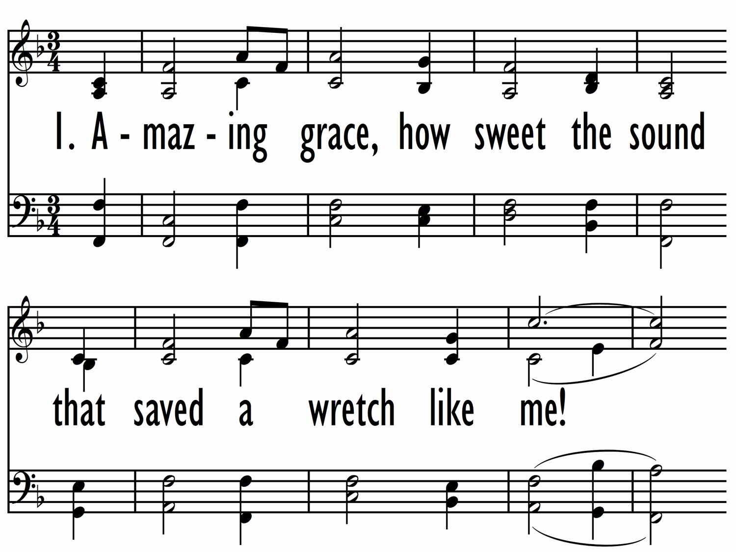 Amazing Grace Lyrics And Chords Pdf Lyrics Center